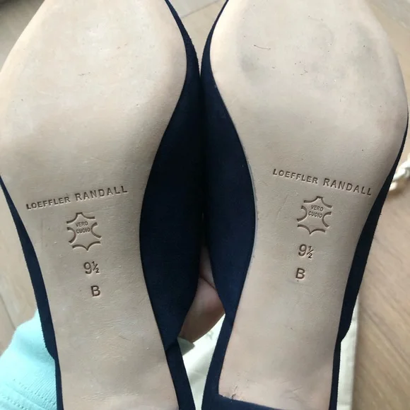 Loeffler Randall Navy Blue Women's Shoes - Picture 4 of 10